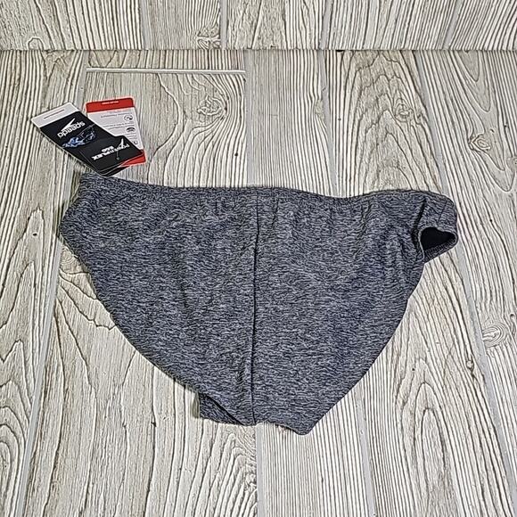 Speedo Heather Grey Solar Brieft Mens Swimsuit Size 32 NEW - Picture 4 of 8